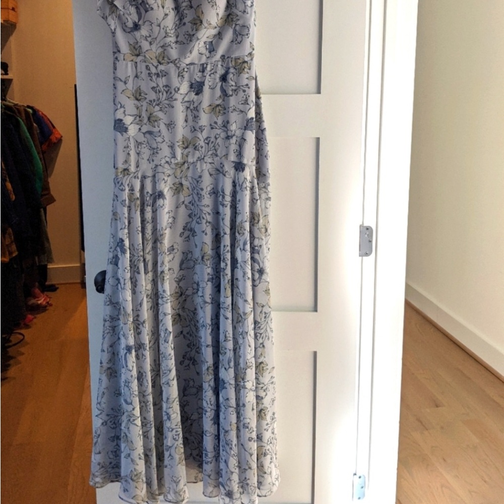 Jenny Yoo Silver Gray Sweetheart Sundress